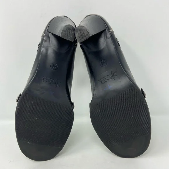 SO Faux Leather Mary Jane Pumps Womens Size 8.5 - Picture 8 of 10